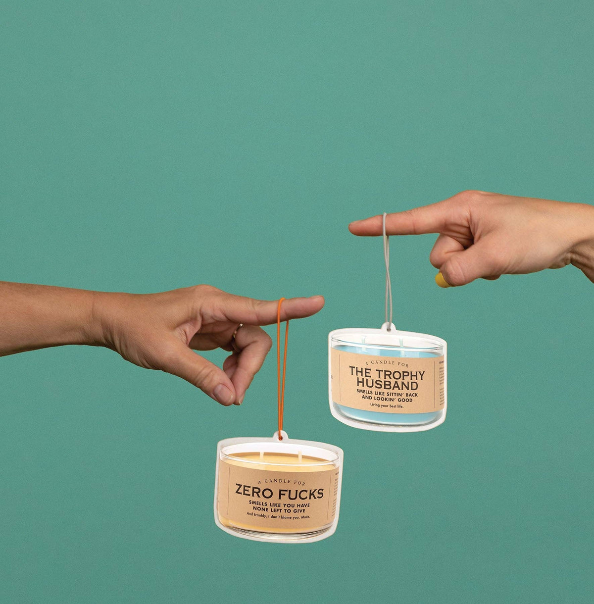 Whiskey River Soap Co. - Zero Fucks Air Freshener | Funny Car Air Freshener