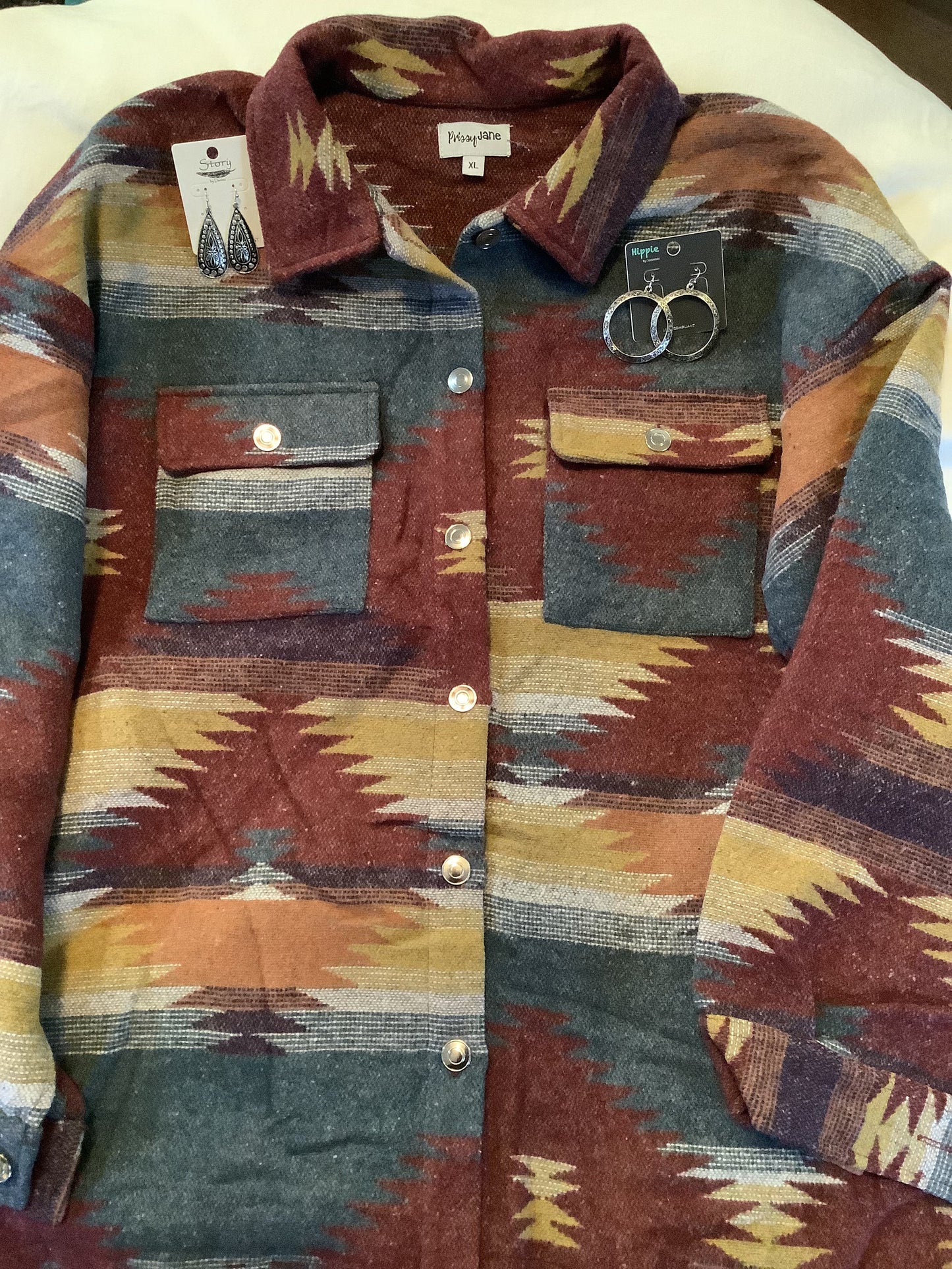 Yellowstone Flair Shacket - The Fringe Spa'Tique