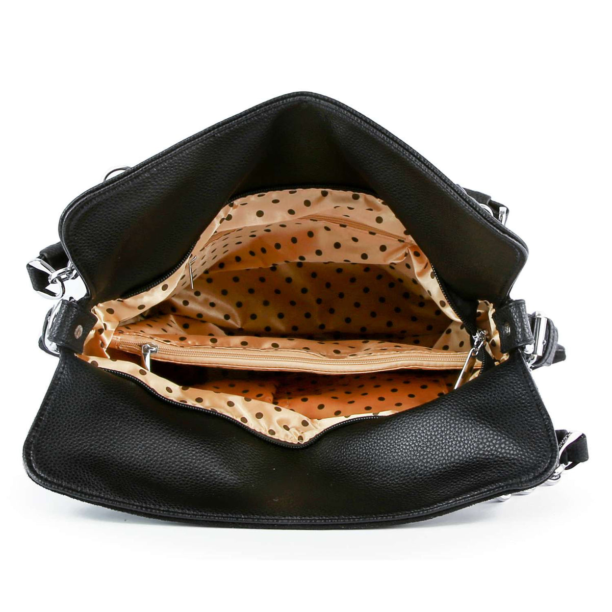 Handbag Factory Corp - Dazzling Rhinestone Fashion Handbag: Black / ONE SIZE