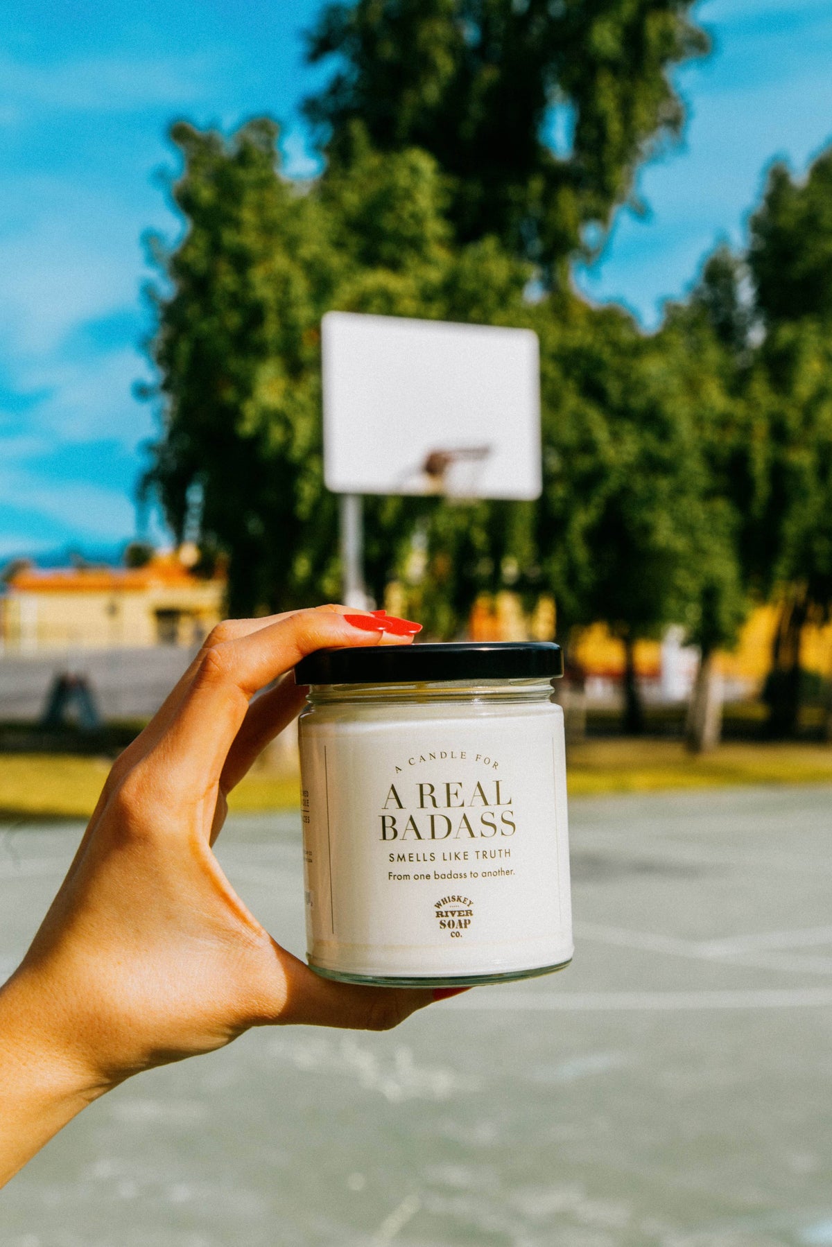 Whiskey River Soap Co. - A Real Badass Candle | Funny Candle