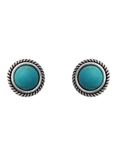 0.5 Round Stud Earring