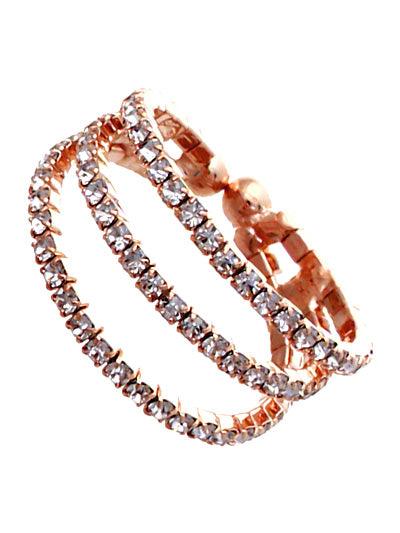 3 Line Rhinestone Memorial Ring - The Fringe Spa'Tique