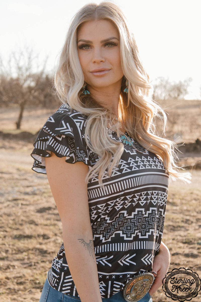 Sterling Kreek - Tribal Queen Top: 2X