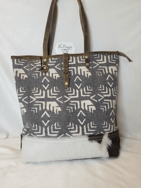 Folky Tote Bag - The Fringe Spa'Tique