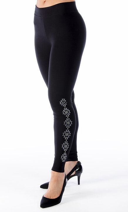 Aztec Diamond Leggings - The Fringe Spa'Tique