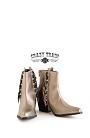 BOUJEE BABE BOOTIES * CHAMPAGNE SILVER - The Fringe Spa'Tique