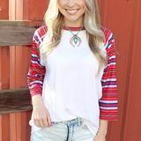 Coyote Cowgirl 3/4 Sleeve Raglan Tee - The Fringe Spa'Tique