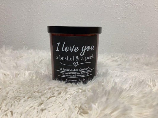 Candle "I love you" - Cinnamon Vanilla - The Fringe Spa'Tique