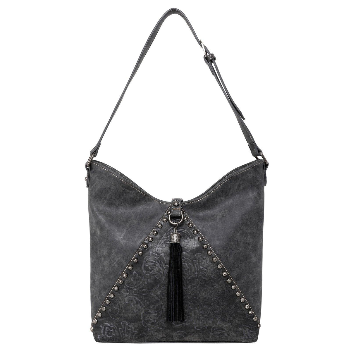 Montana West Embossed Collection Concealed Carry HOBO - The Fringe Spa'Tique