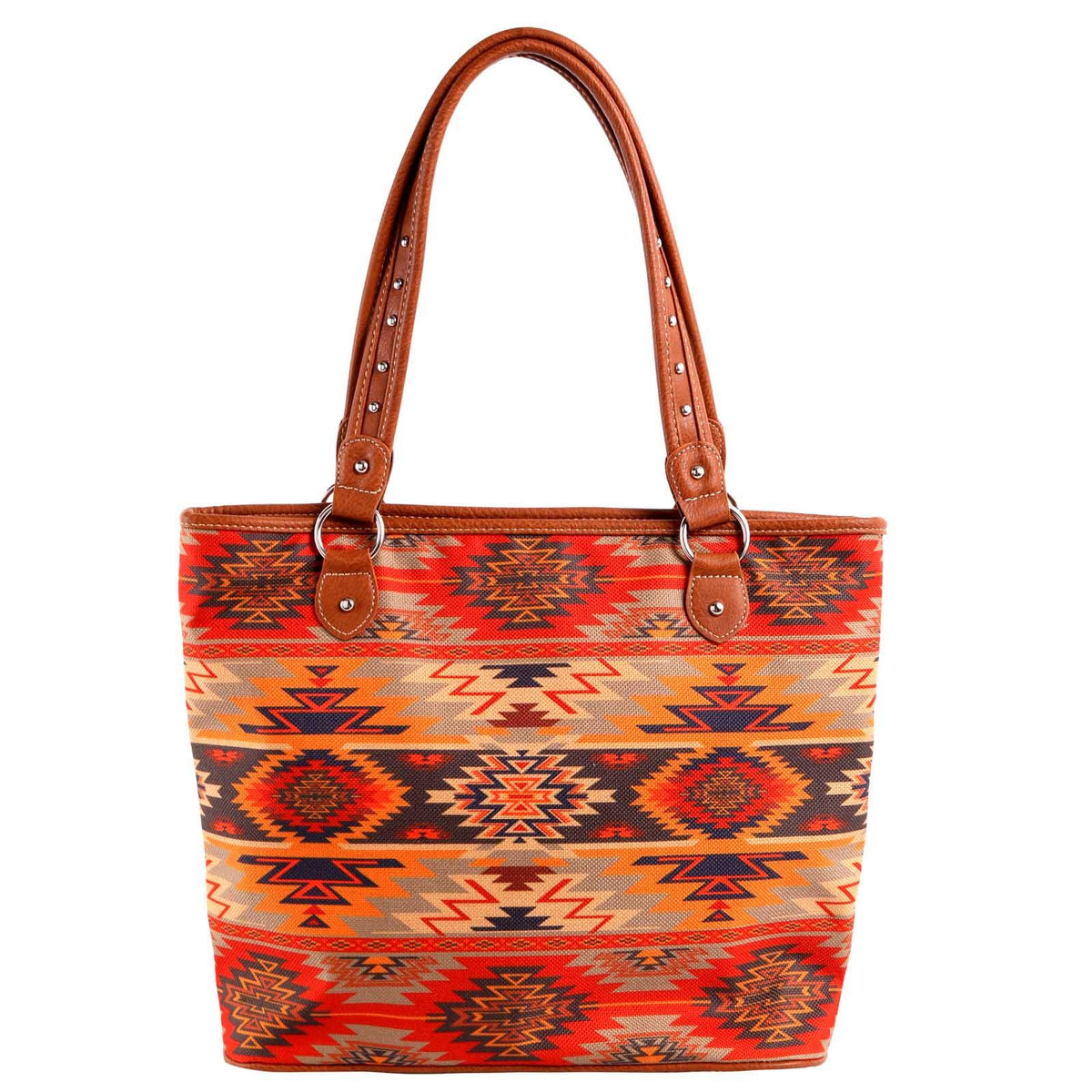 Montana West Aztec Canvas Tote Bag - The Fringe Spa'Tique