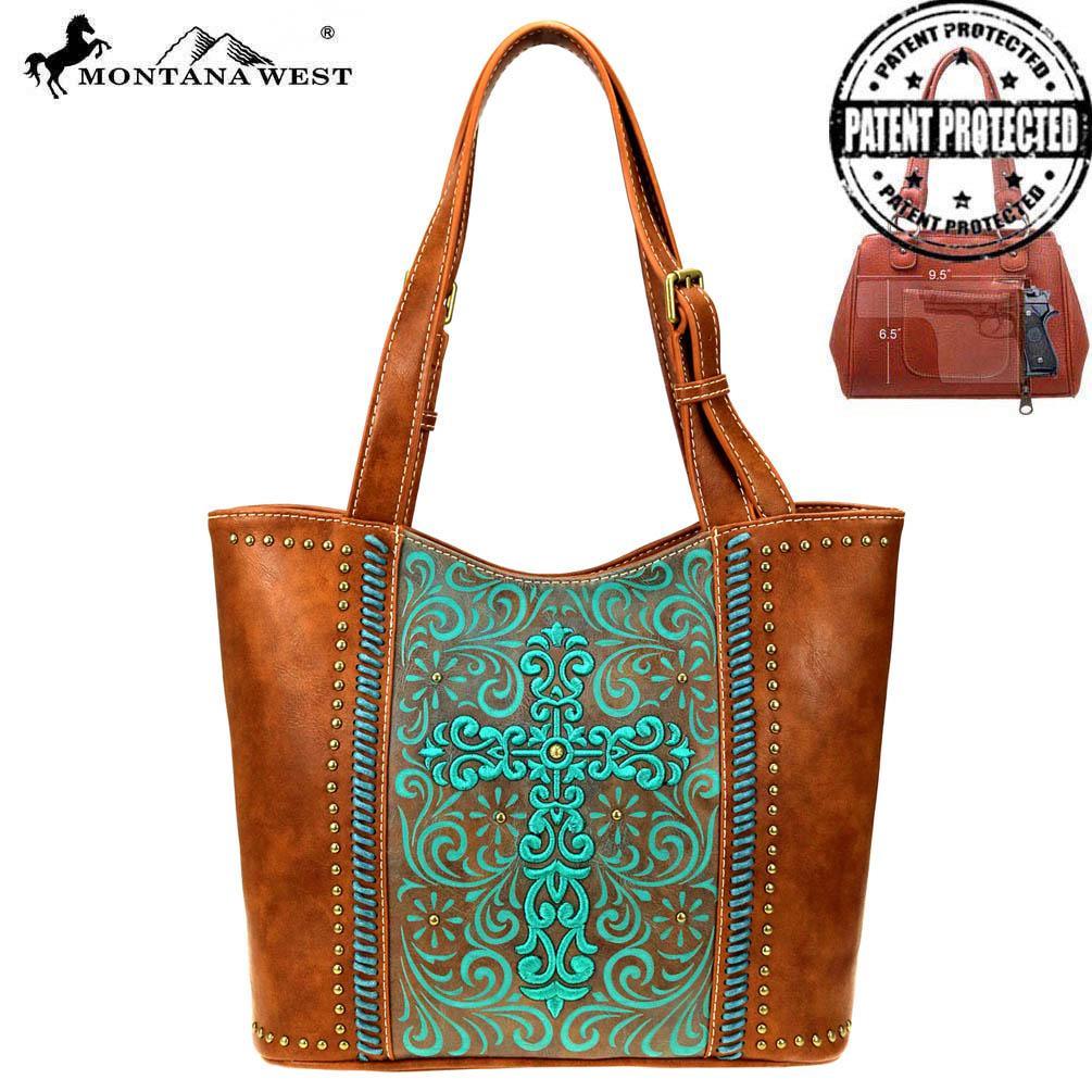 Montana West Spiritual Collection Concealed Carry Tote - The Fringe Spa'Tique