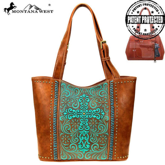 Montana West Spiritual Collection Concealed Carry Tote - The Fringe Spa'Tique