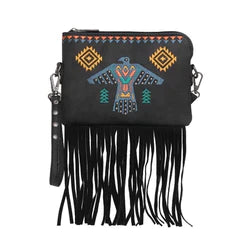 Wrangler Embroidered Fringe Collection Clutch/Wristlet/Crossbody - The Fringe Spa'Tique