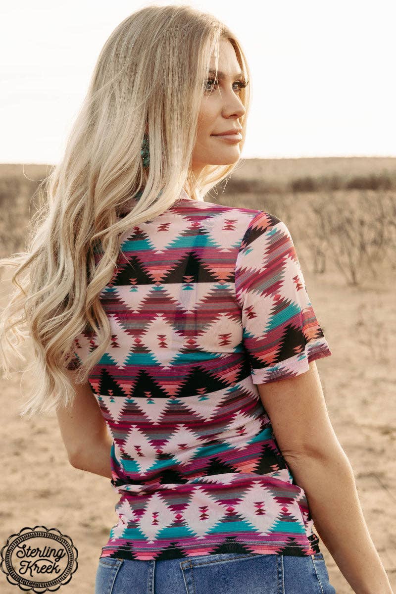 Sterling Kreek - Southern Charm Mesh Top: 3X