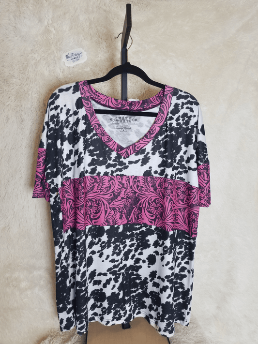Pink Pistol Tee - The Fringe Spa'Tique