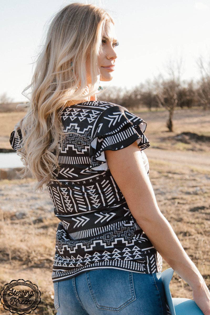 Sterling Kreek - Tribal Queen Top: 2X