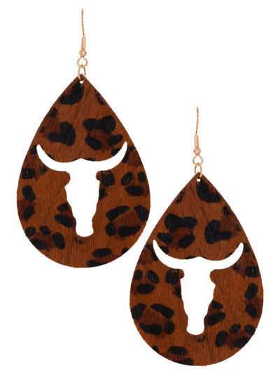 Cutout Teardrop Earring