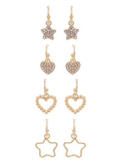 4 PC Set Hoop Earrings