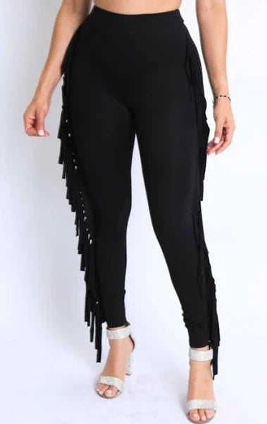 Fringed Legging - The Fringe Spa'Tique