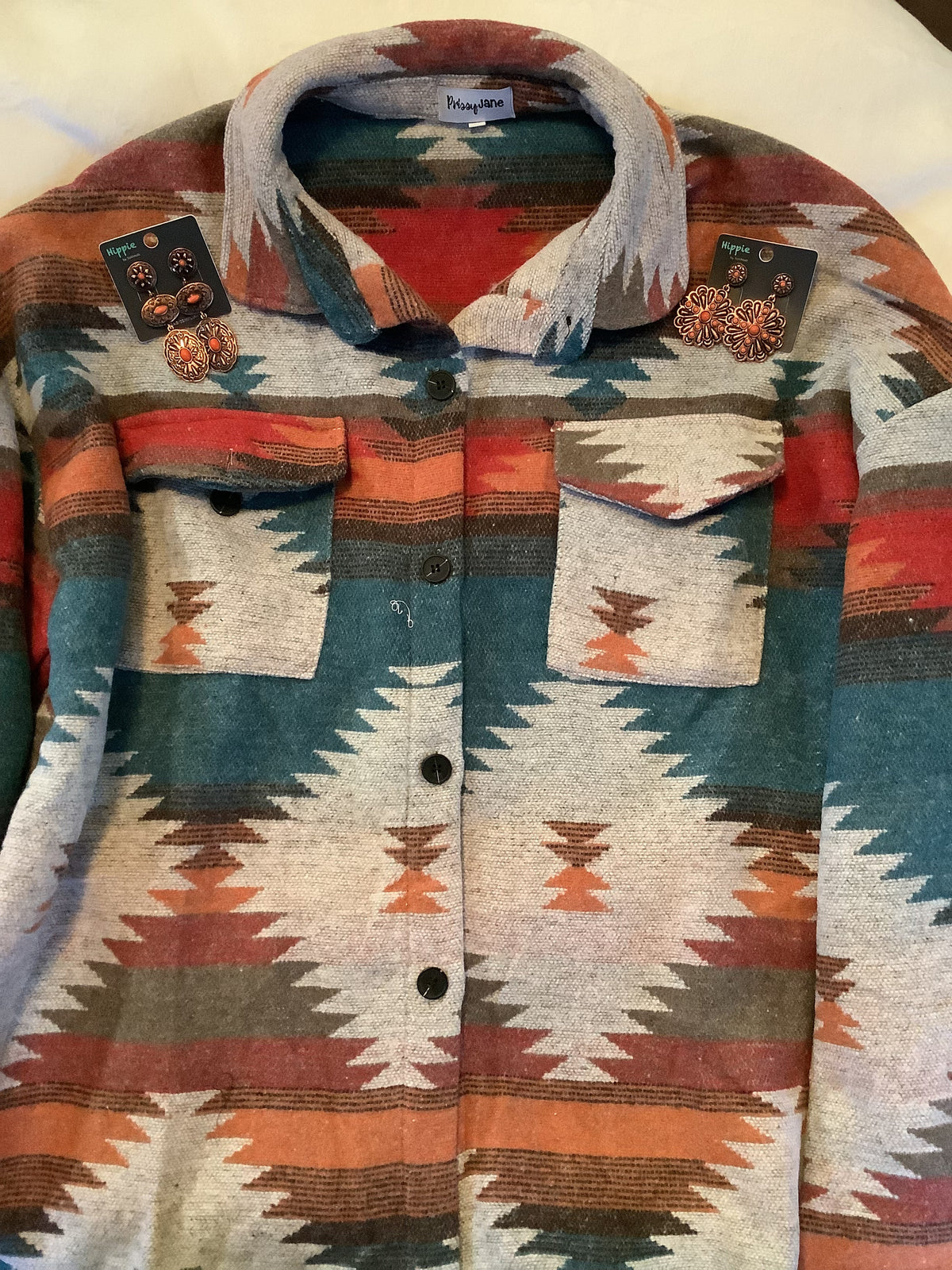 Flagstaff Flair Shacket - The Fringe Spa'Tique