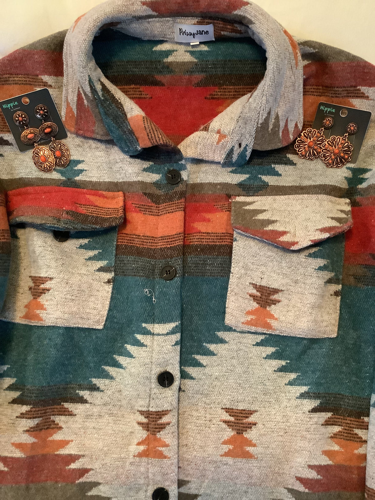 Flagstaff Flair Shacket - The Fringe Spa'Tique